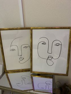 Gold Framed Wall Art