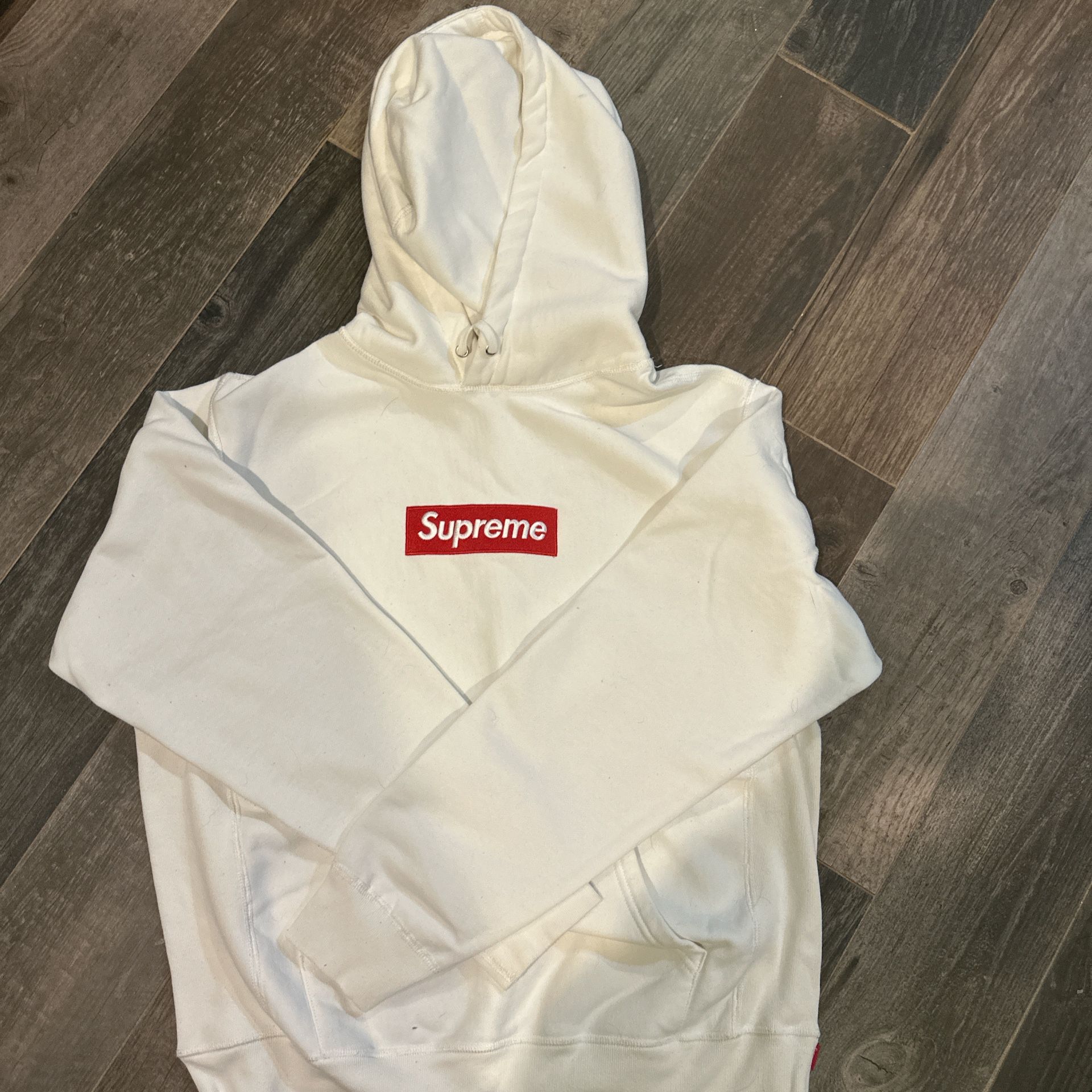 White Supreme Hoodie