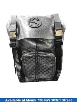 Gucci 246321 Gray Backpack / Briefcase / Bag