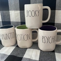 Rae Dunn Halloween Mugs