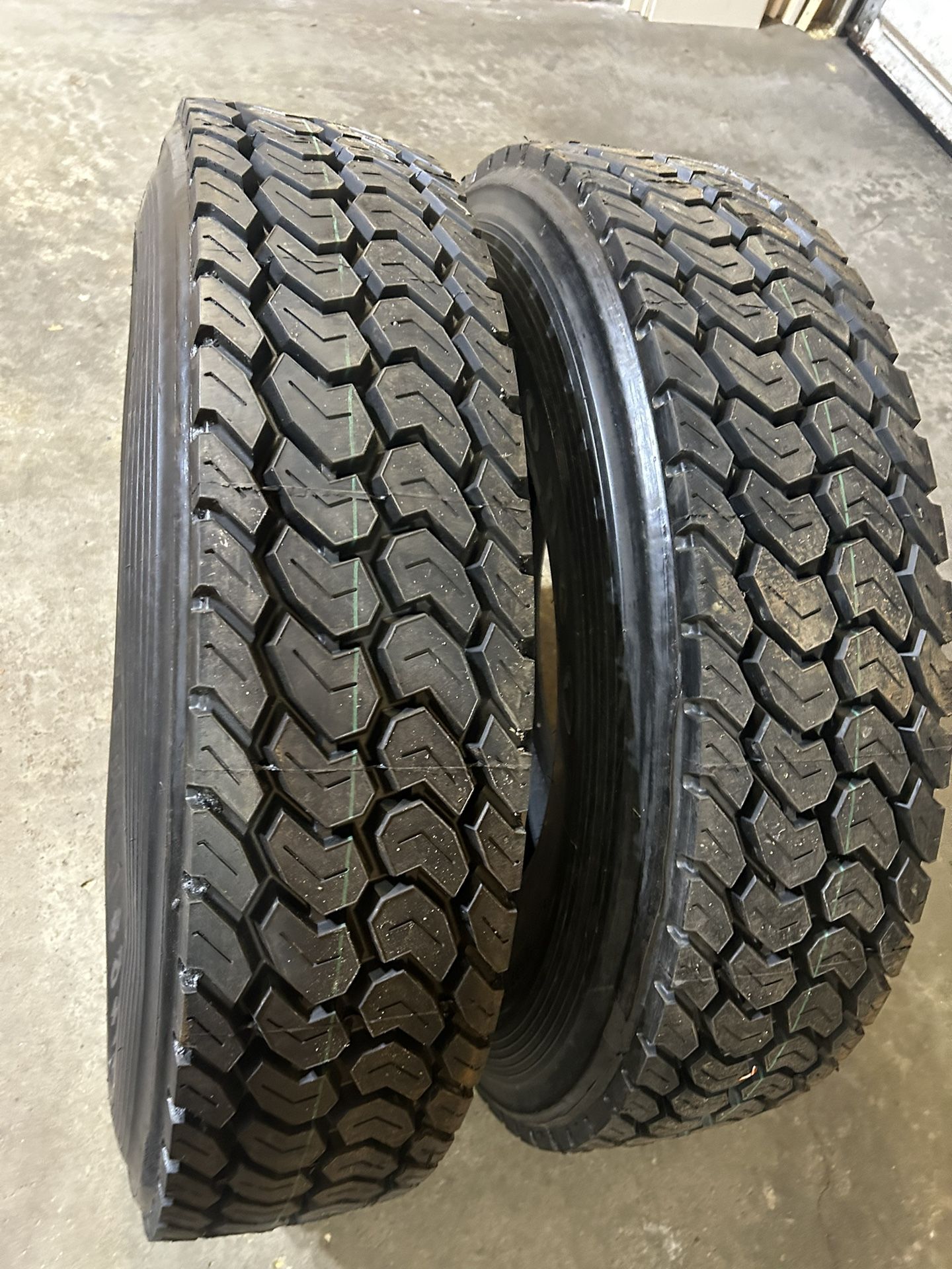 12R-22.5 Two Firestone Tires Recaps 
