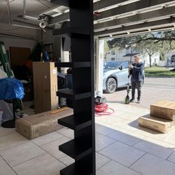 Dark Brown Bookshelf 