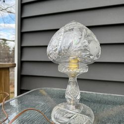 Antique Cut Glass Lamp