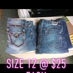 Miss Me Jeans Size 12 