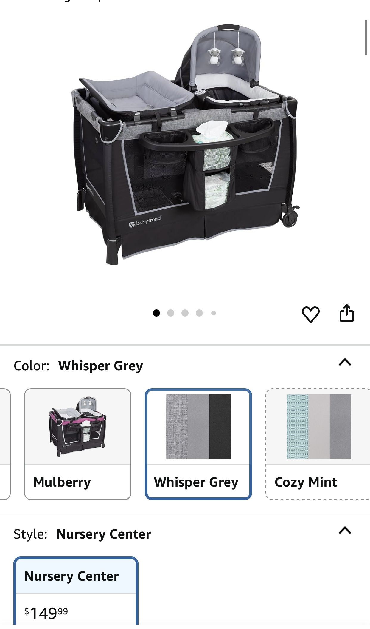 Baby Trend Nursery Center 