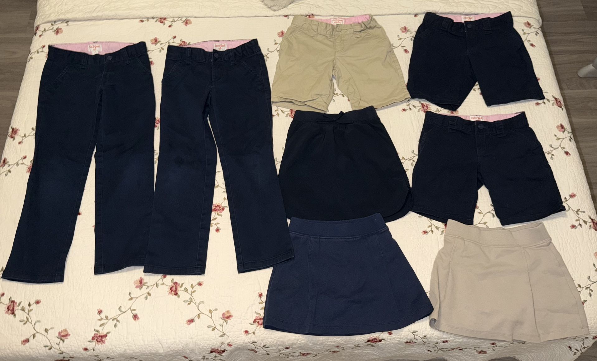Girls School Uniform Bottoms Size 5