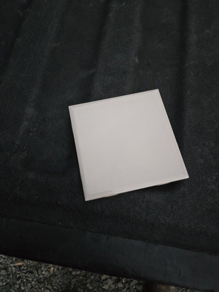 4x4 White Porcelain Tile And Bullnose