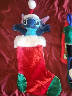 Vintage Lilo And Stitch Christmas Stocking 