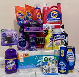 Tide, Dawn, Angel Soft, Lysol Household bundle