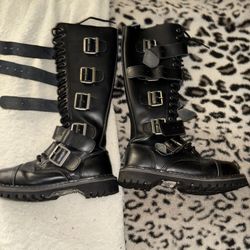 Demonias Knee High Boots