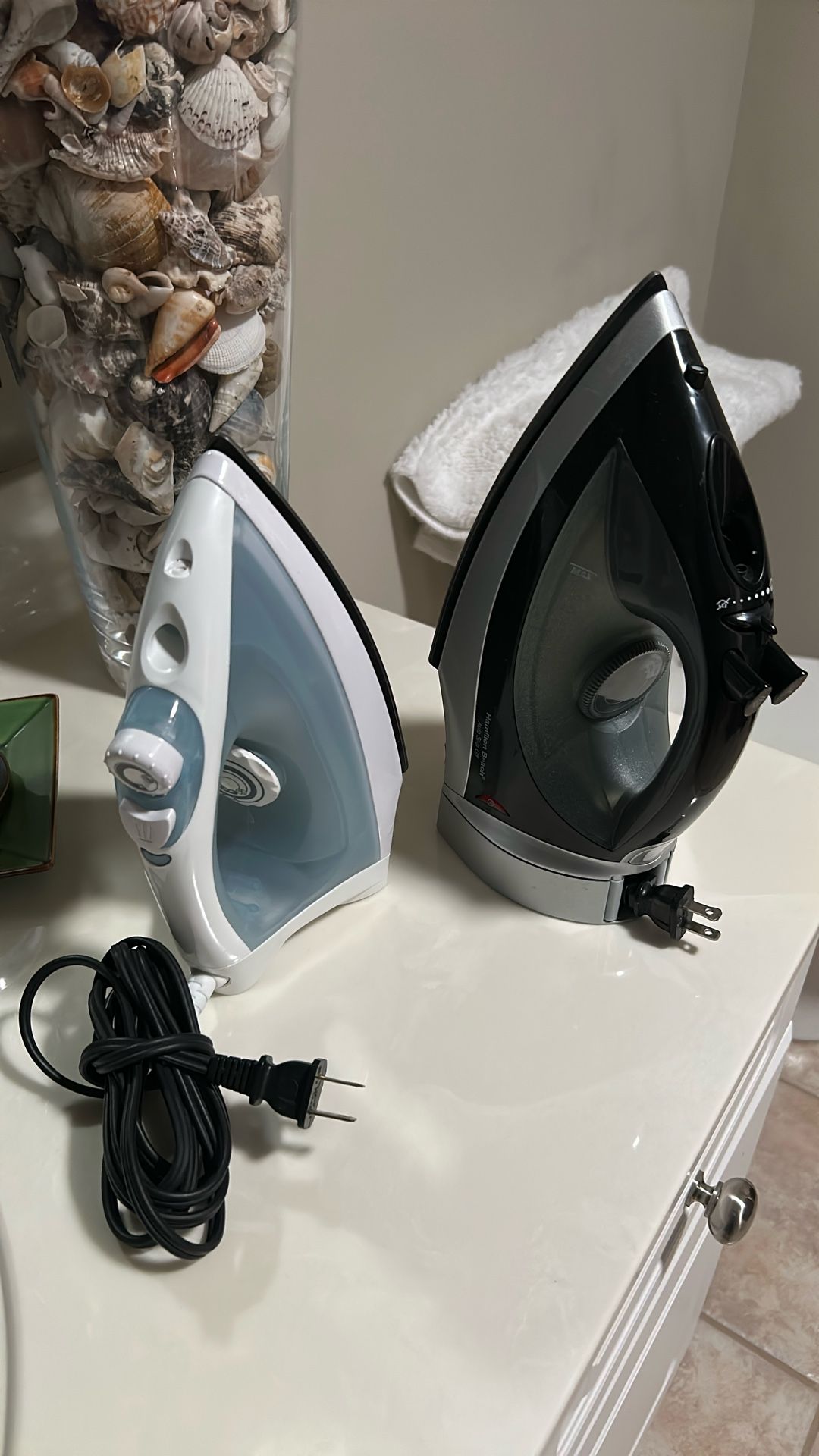 Irons. Black &Decker And Hamilton Beech