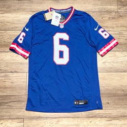 New York Giants Jaxson Dart Nike Authentic Retro Royal Home Game Jersey Mens M