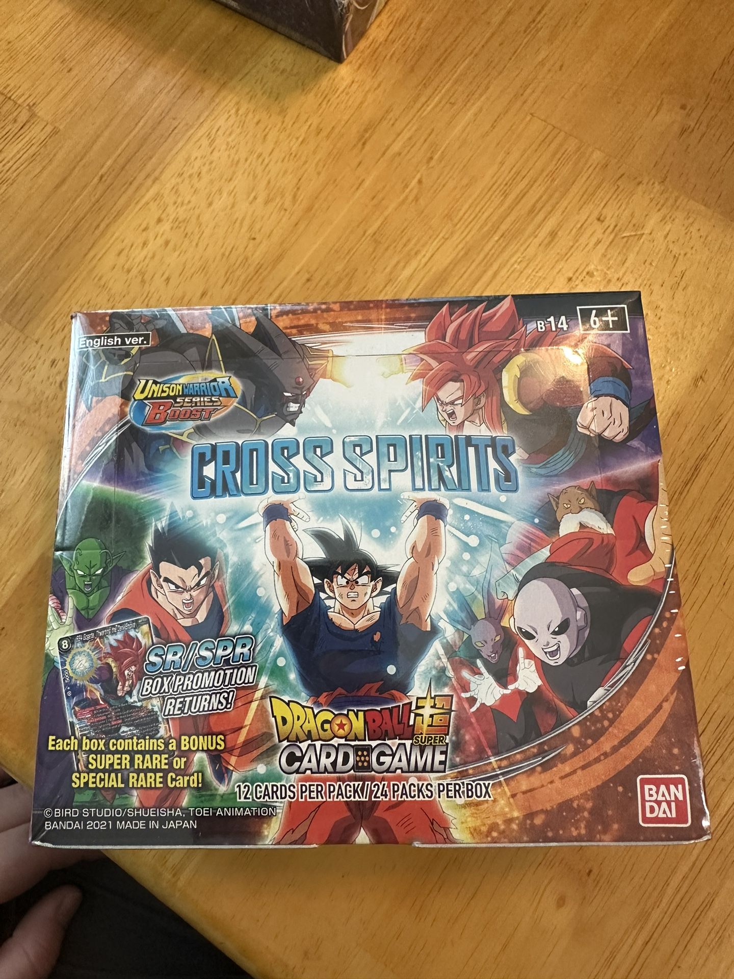 dbz cross spirits booster box Amazon.com: BANDAI NAMCO Entertainment Dragon Ball Super Card Game: Cross  Spirits Premium Pack Set 05 : Toys & Games