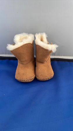 Baby Faux Suede Fur-Lined Booties by UGG