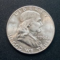 1962-D Franklin Half Dollar BU 