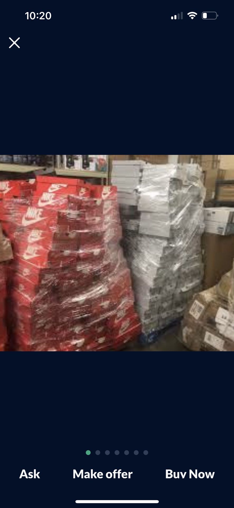 Brand New Sneakers Bulk Buy 50 Or 100 Pairs Nike Adidas