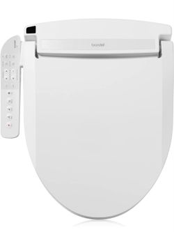 Brondell LE89 Swash Electronic Bidet Seat LE89, Fits Elongated Toilets, White – Side Arm Control