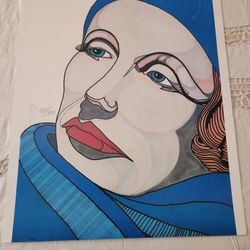 "Greta" By Ferdie Pacheco With Certificate