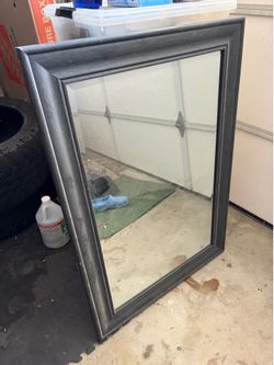 Framed mirror