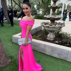 Hot Pink Evening Gown