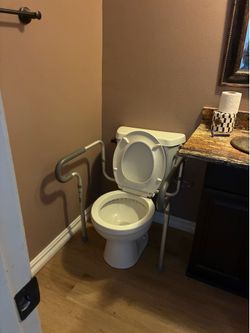 Toilet Safety Rail Frame Already Disassembled & Disinfected