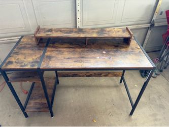 Wooden desk