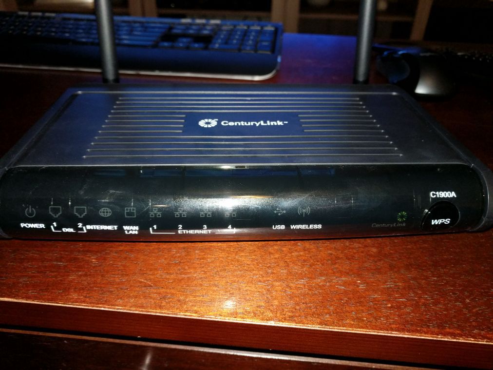 Centurylink c1900a router/modem