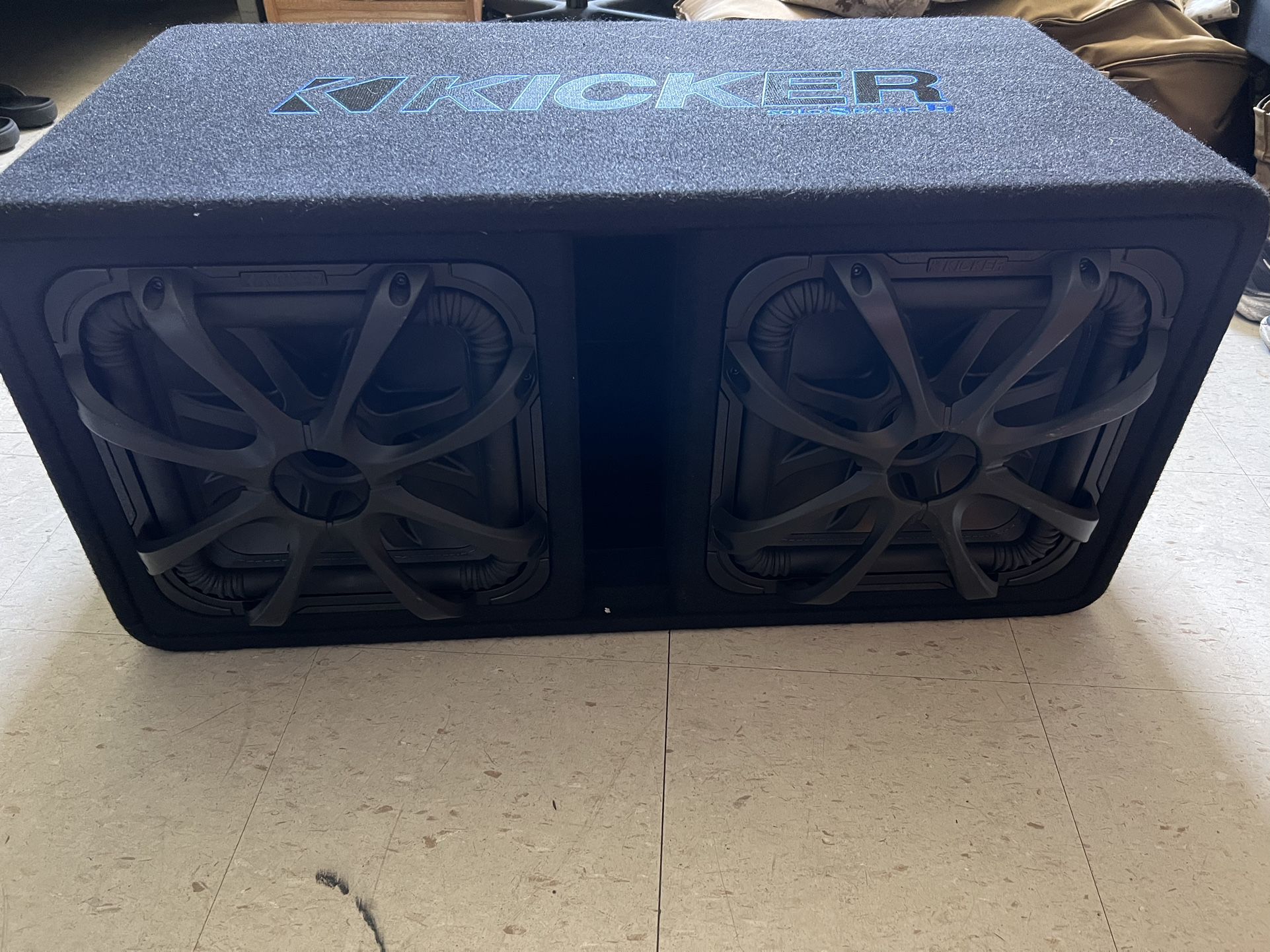 Dual 12" Single-Voice-Coil 2-ohm Loaded Subwoofer