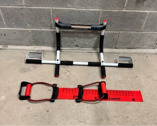 Perfect Fitness Doorway Pull Up Bar TITLE Boxing Power Push-Up Plus both 30$