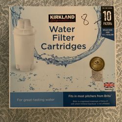Brita And Kirkland Water Filter Cartridges 8 Count $20