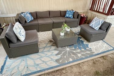 7 pc patio furniture set