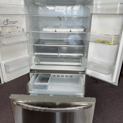Refrigerator, LG New Open Box 36” French Door Fridge