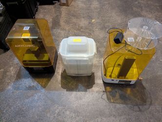 Anycubic Mono m5s resin 3D printer with wash and cure station and resin