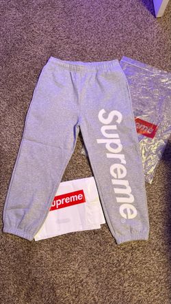 Supreme Gray Sweatpants