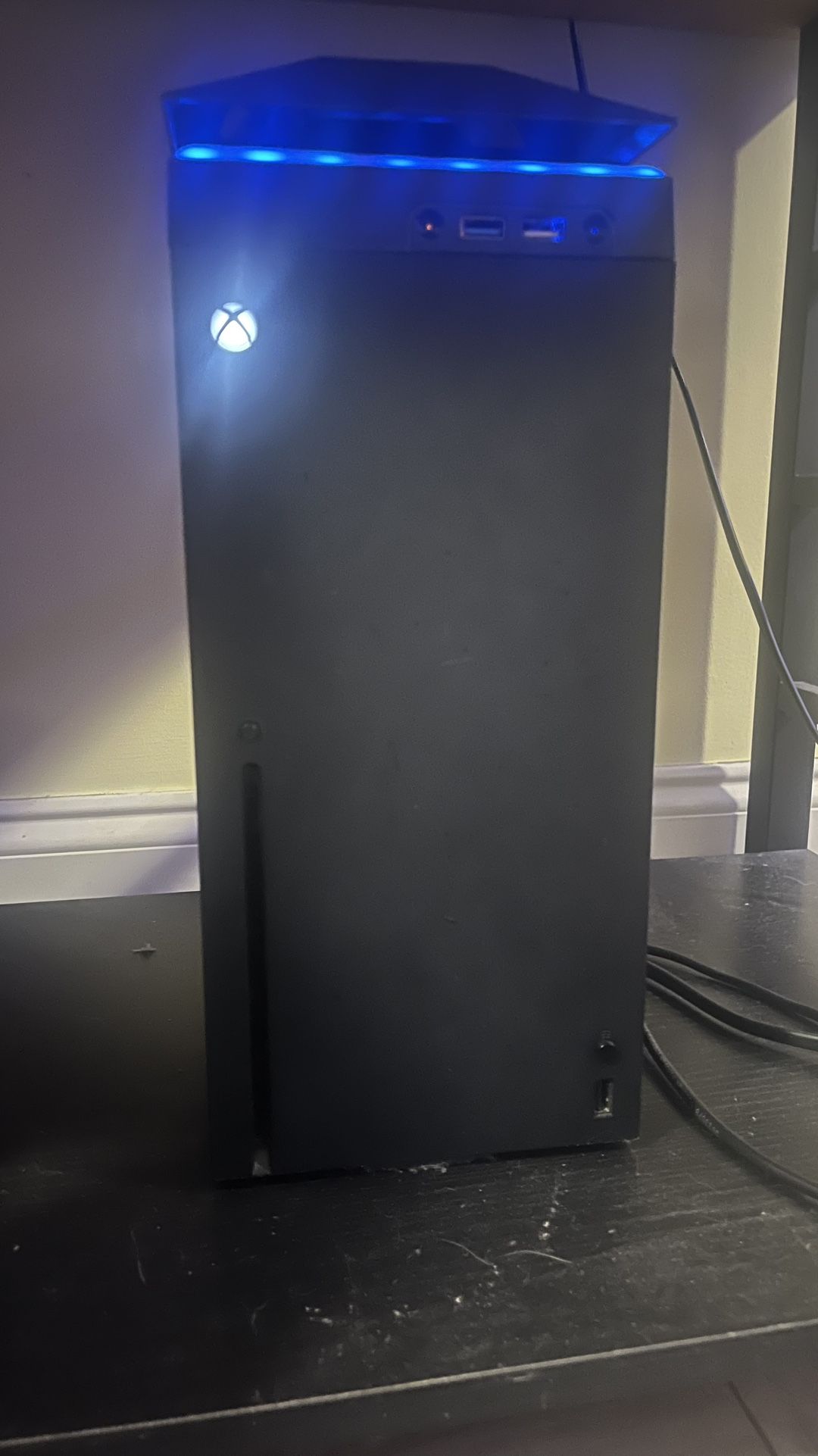 Xbox Series X console with controller