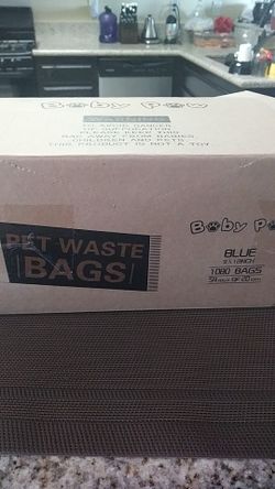 Dog poop bags