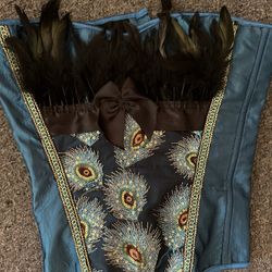 Peacock Corset