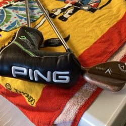 PING PUTTER AND CALLOWAY WEDGE BUNDLE