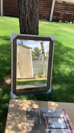 Allen+roth rectangular mirror