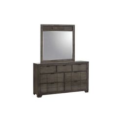 Solid Wood Dresser With Mirror