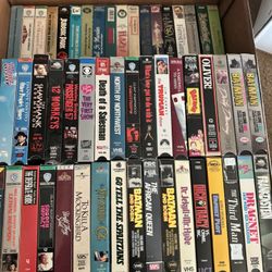 DVD’s And VHS Movies Lot