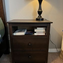 Nightstand And Lamp 