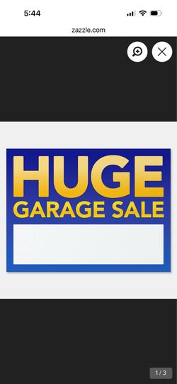 GARAGE SALE