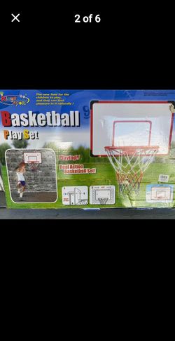 Kids Basketball Play Set with Hoop and Backboard