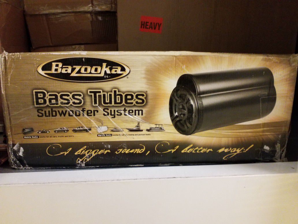 Bazooka Amplified Tube Subwoofer