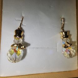 Snowman Earrings