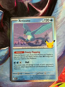 Articuno #18 Pokemon TCG 30th Celebration