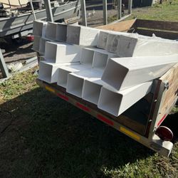 Vinyl Fence Post(6’x4x4 )