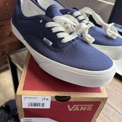 Vans Authentic Navy Blue Shoes Size 10