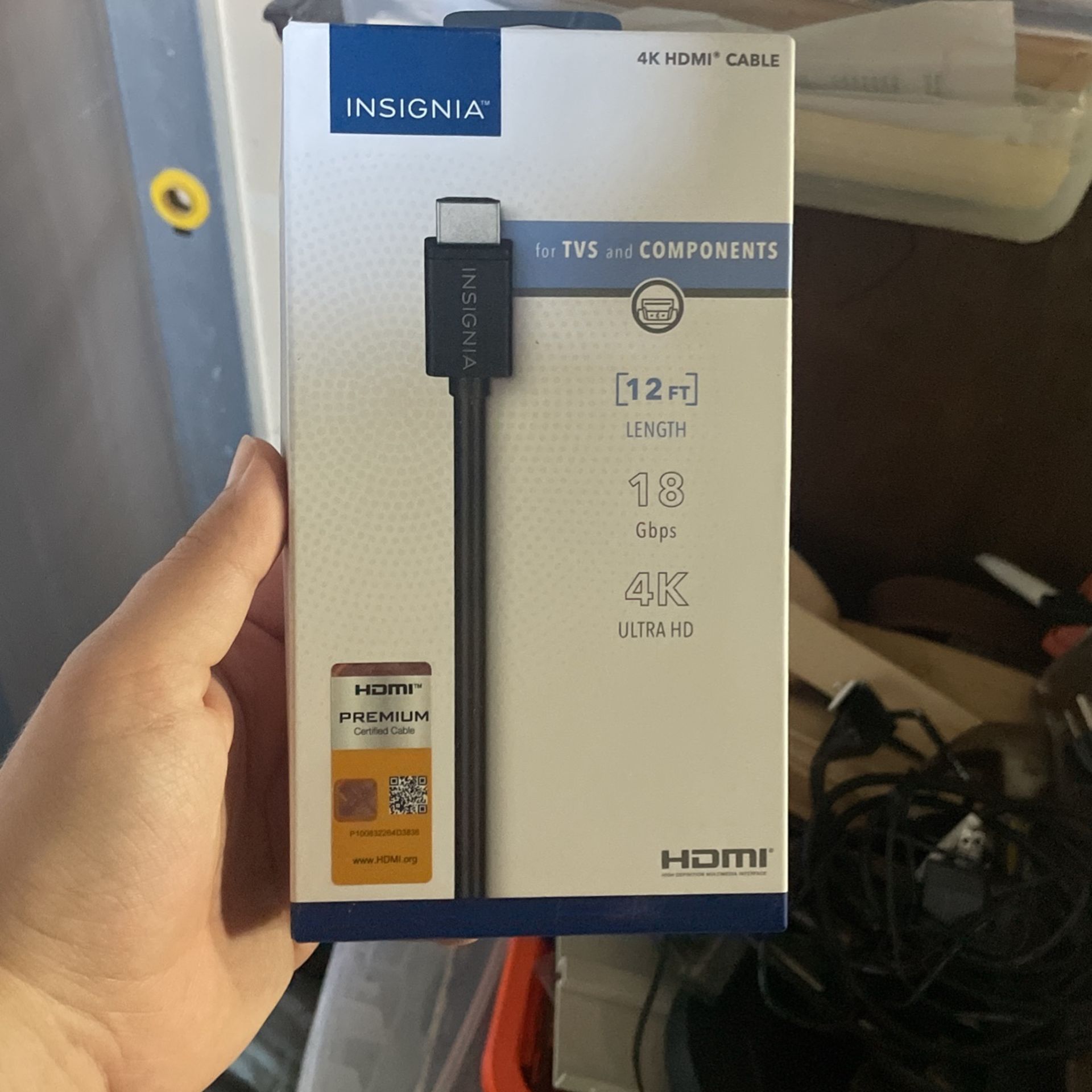 4k HDMI Cable 12ft